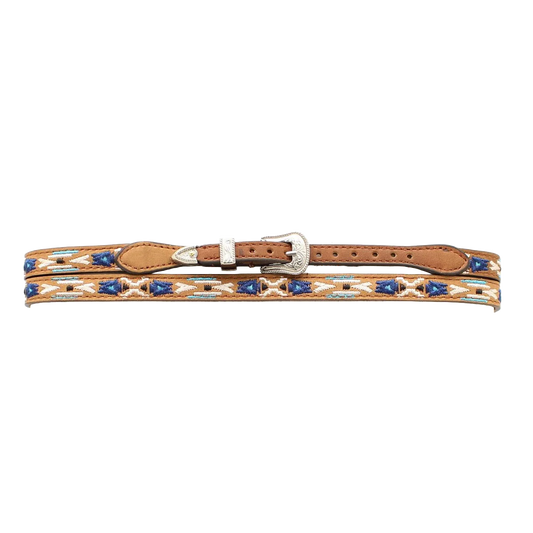 Twister 3/8 embroidered Aztec hatband