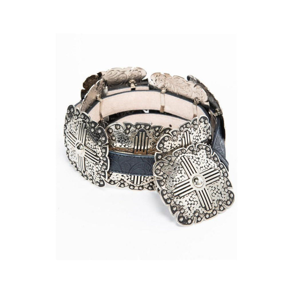 Angel Ranch Embossed Square Concho Belt