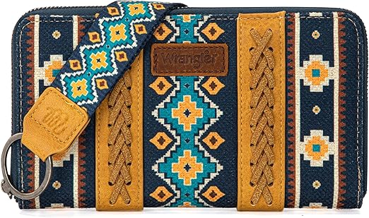 Wrangler Boho Aztec Wristlet
