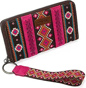 Wrangler Boho Aztec Wristlet