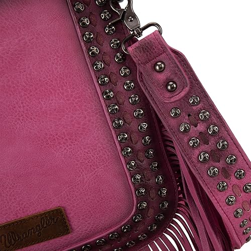 Leather Wrangler Fringe Purse