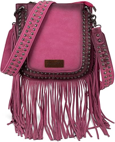 Leather Wrangler Fringe Purse