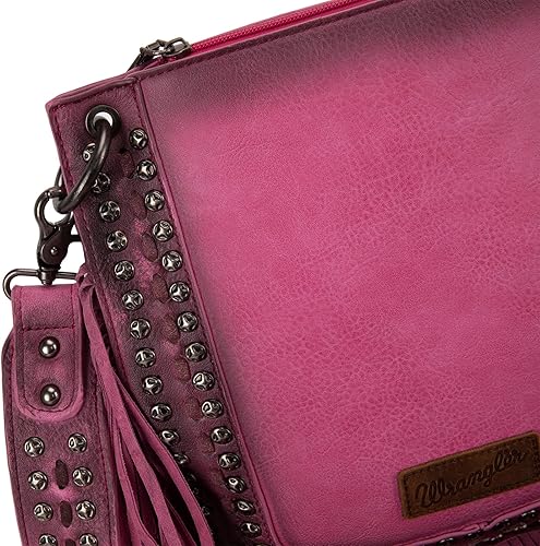 Leather Wrangler Fringe Purse