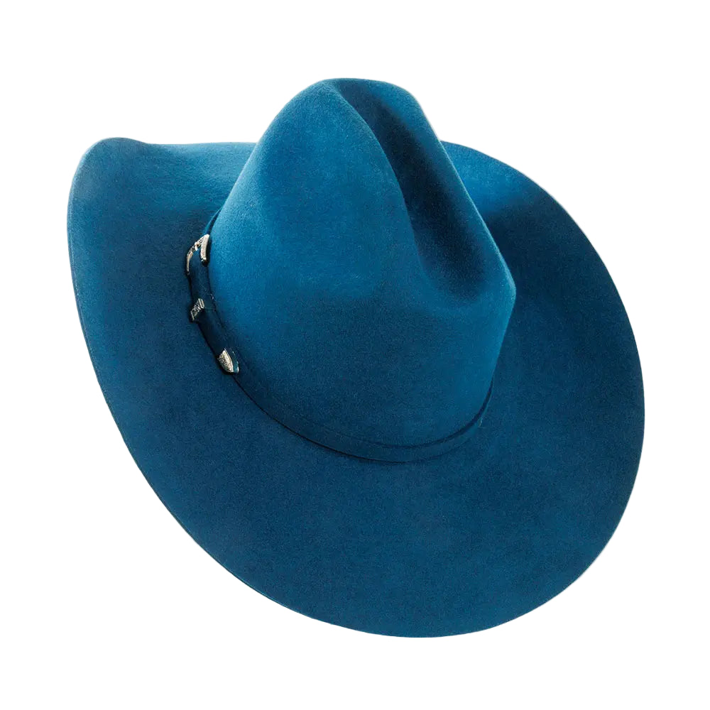 American Hat Makers Cattleman Felt- Teal