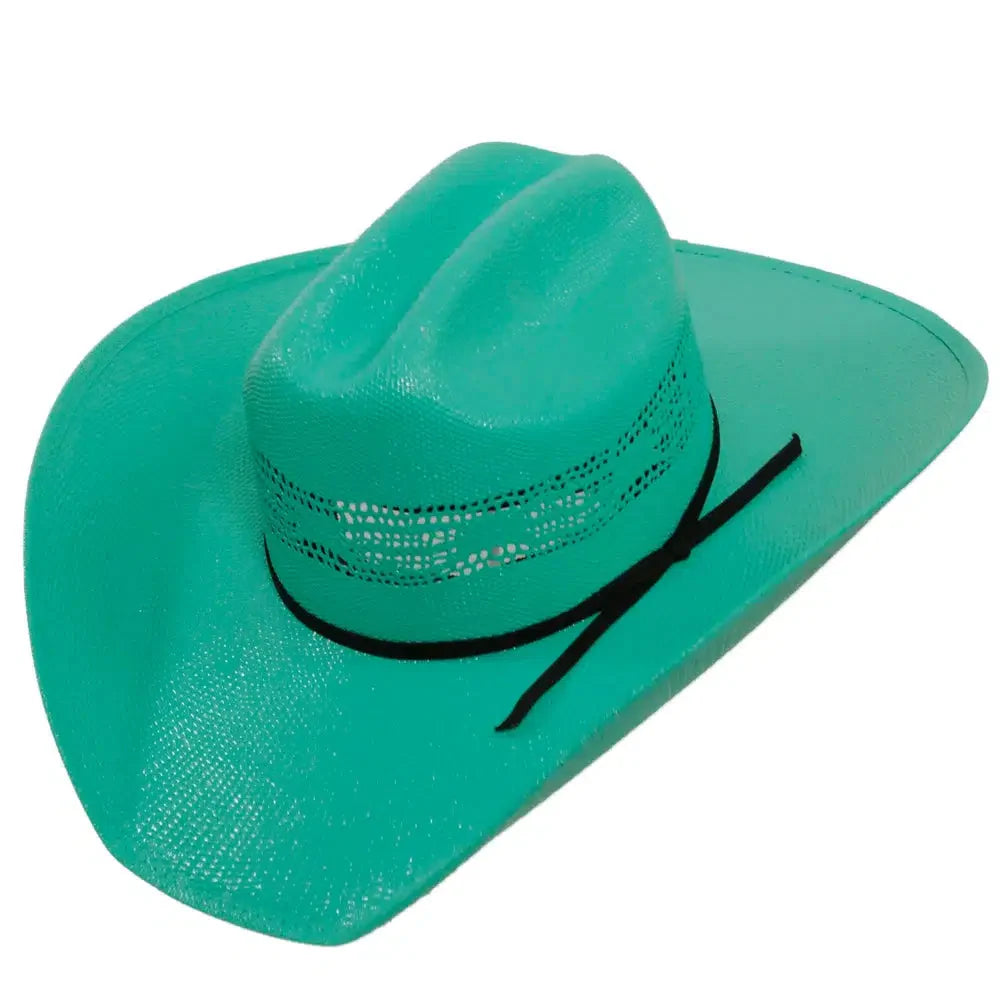 American Hat Makers Chelsea Turquoise Straw