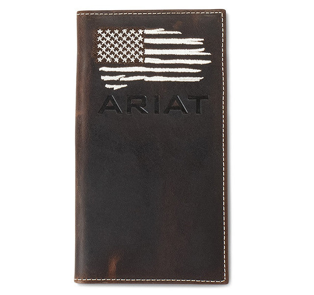 Ariat Dark American Flag Rodeo Wallet