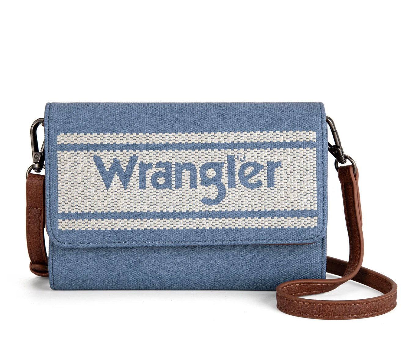 Wrangler Logo Waxed canvas crossbody