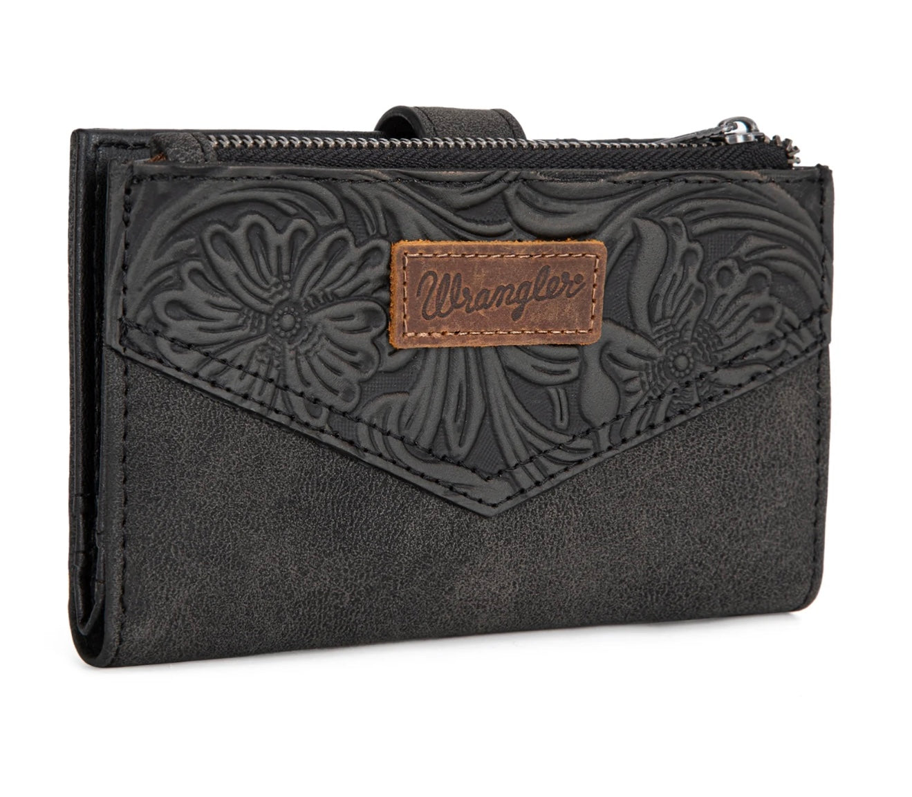 Wrangler Floral tooled wallet