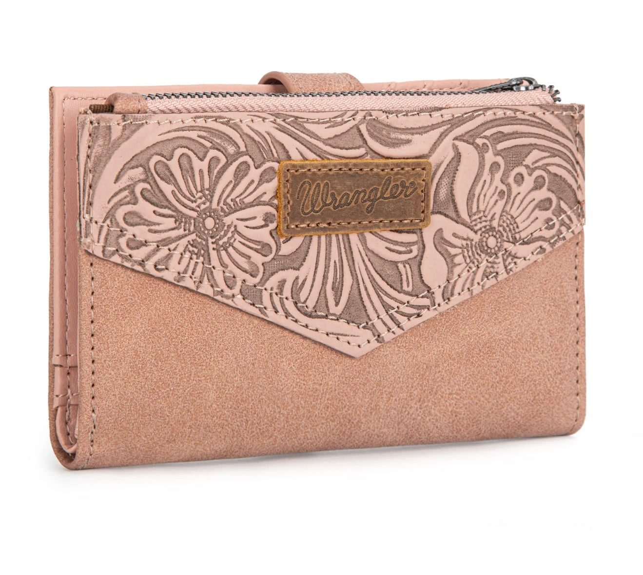 Wrangler Floral tooled wallet