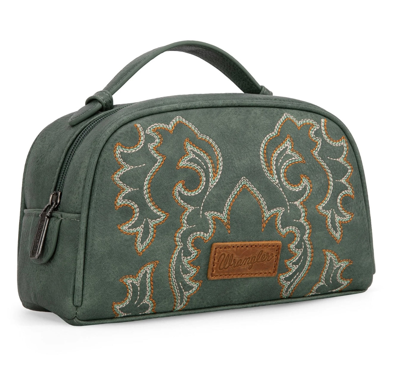 Wrangler embroidered travel pouch