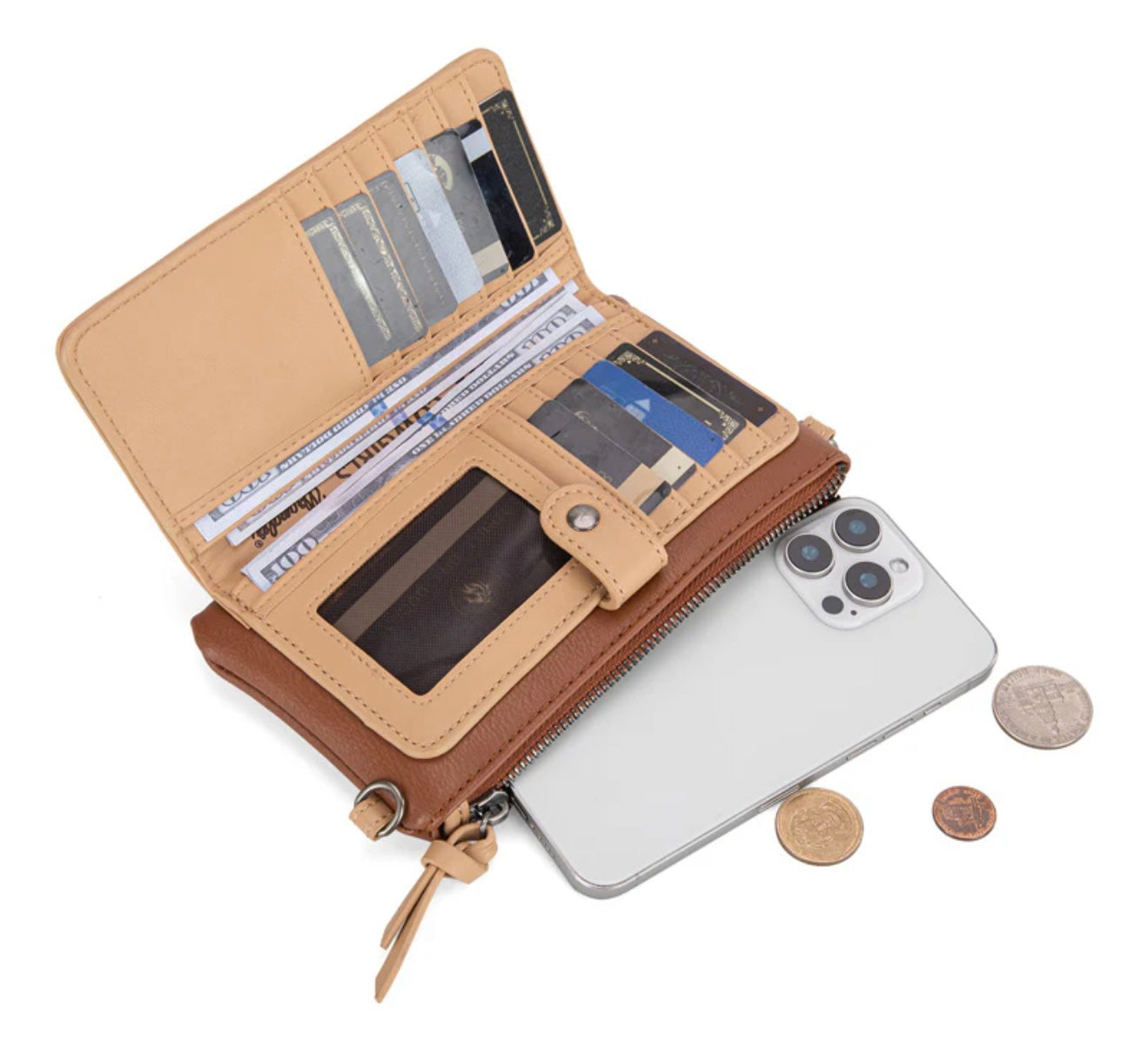 Wrangler Crossbody Wallet Cardholder