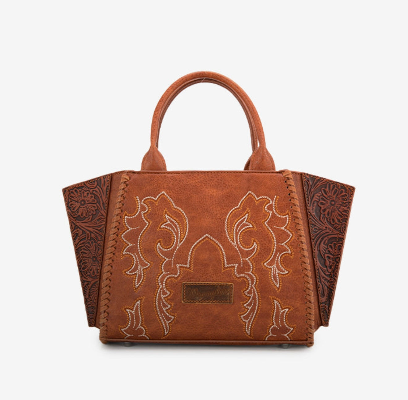 Wrangler Embroidered Boot Scroll tote bag