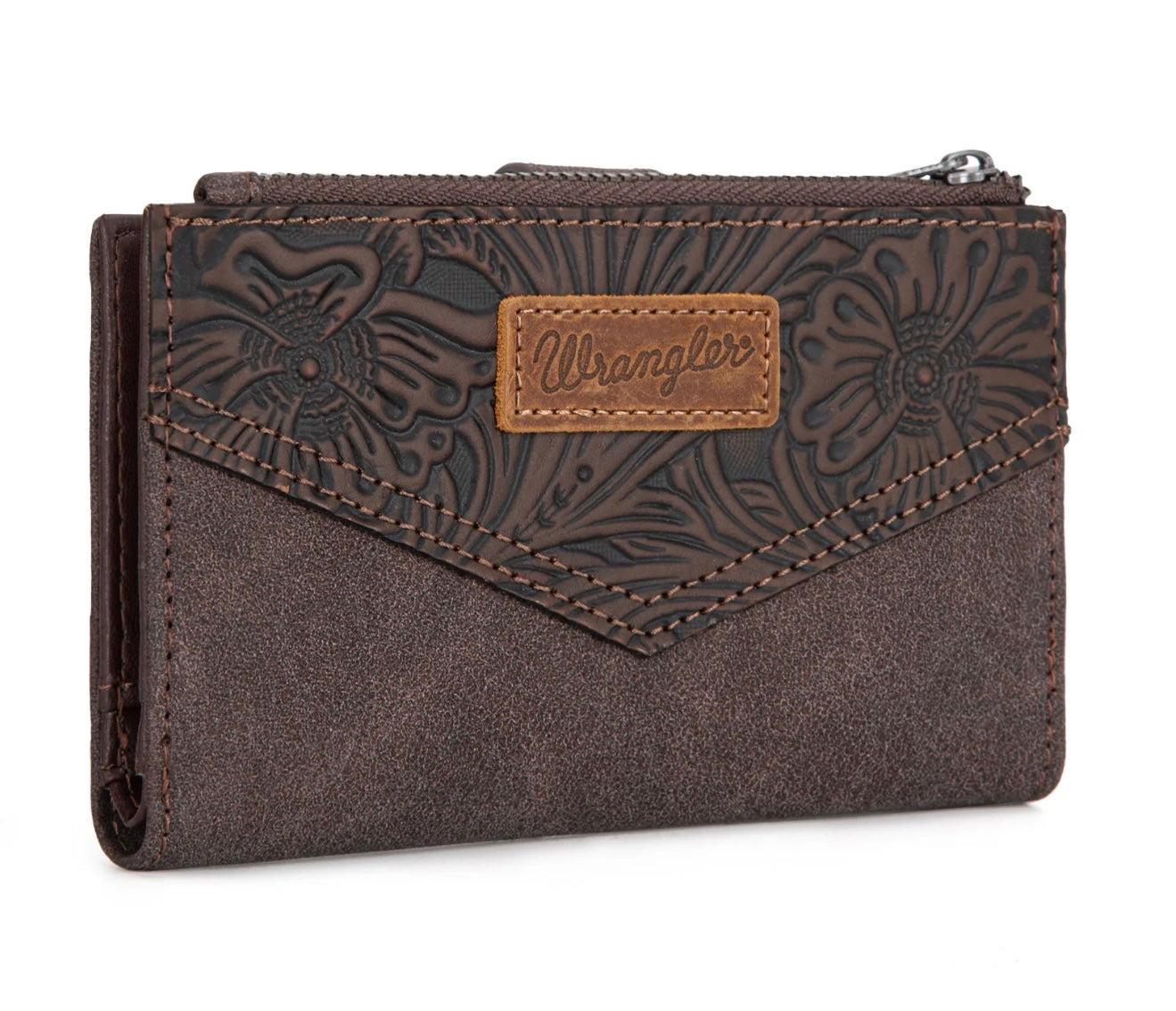 Wrangler Floral tooled wallet