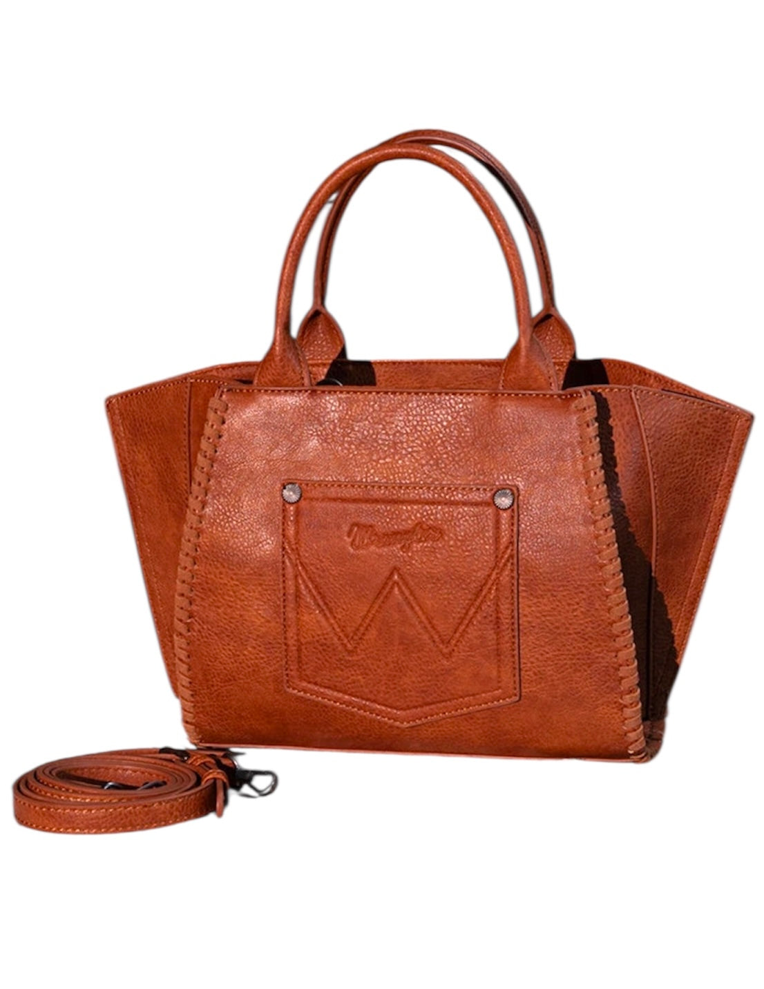 Wrangler Embroidered Boot Scroll tote bag