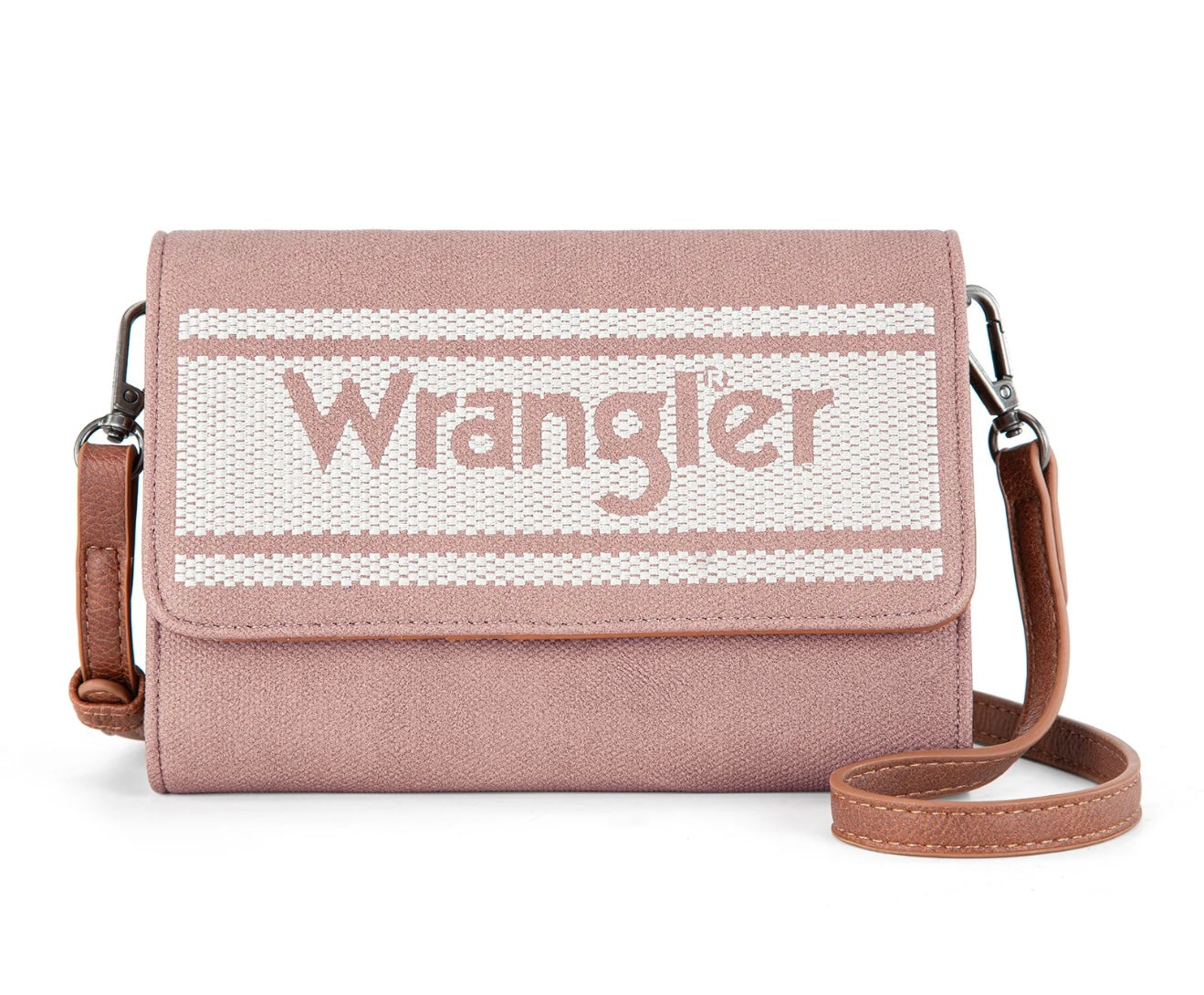 Wrangler Logo Waxed canvas crossbody