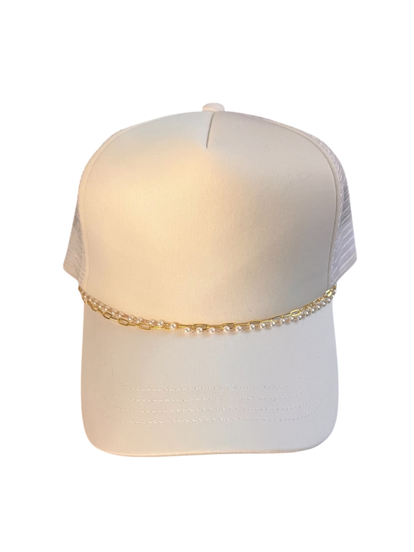 Blank Foam Trucker Hat w/ chain