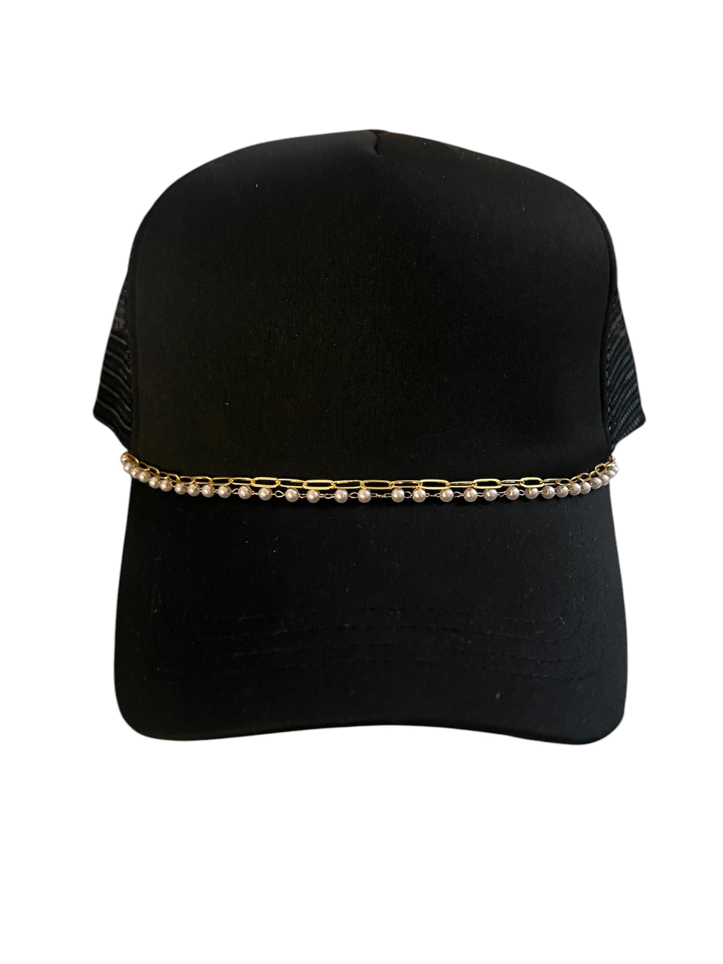 Blank Foam Trucker Hat w/ chain