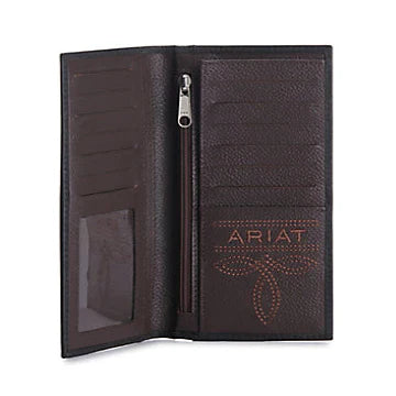 Ariat Black Leather Rodeo Wallet