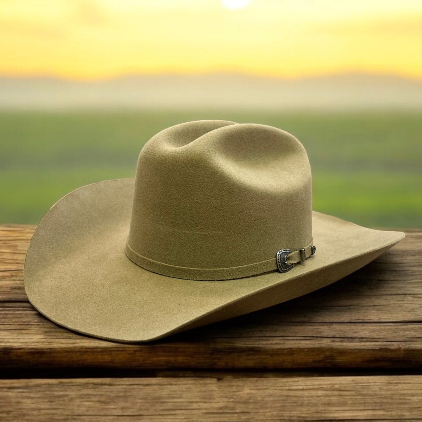 American Hat Makers Cattleman Felt - Fawn