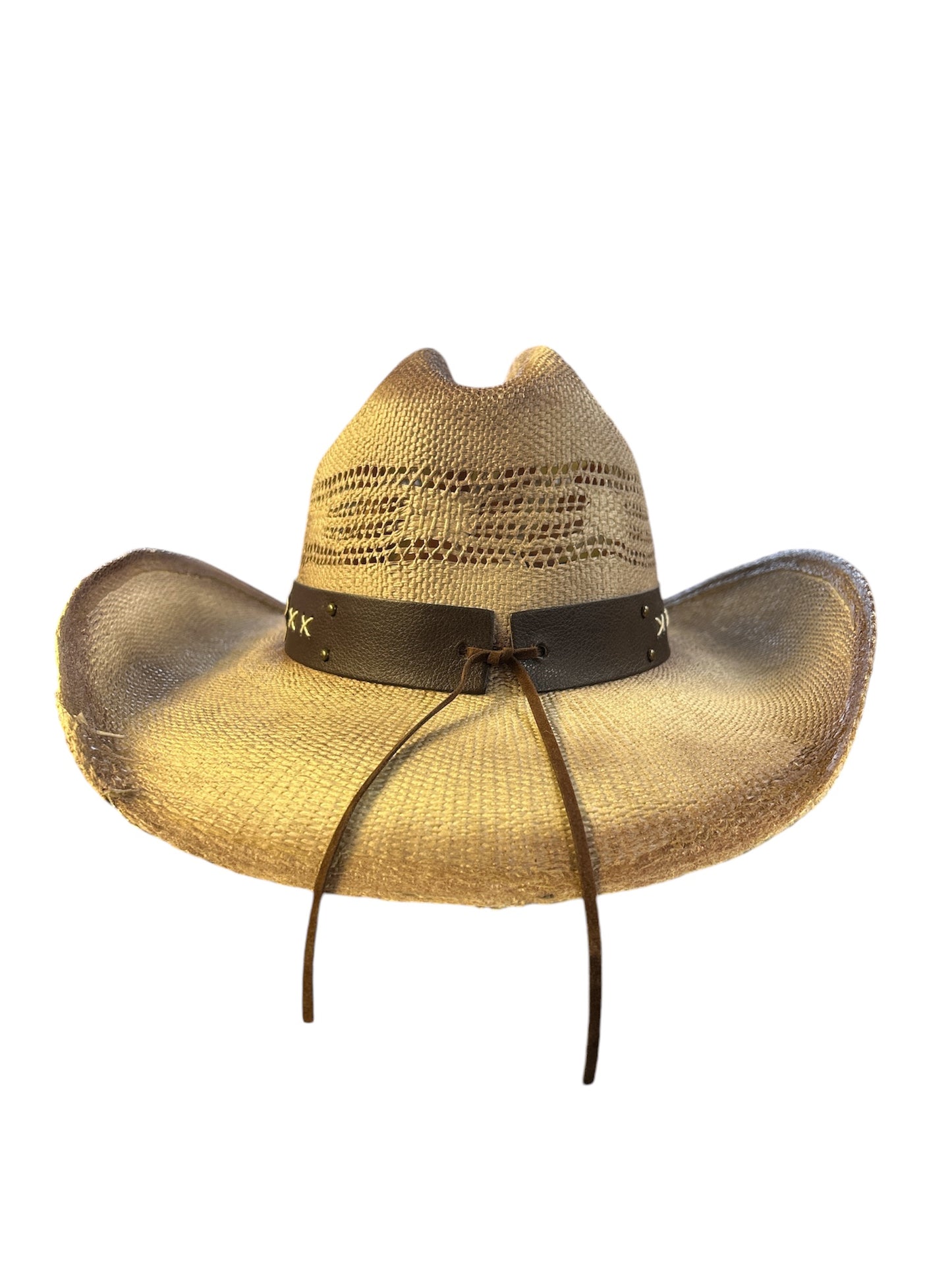 Tea Stain Straw Hat