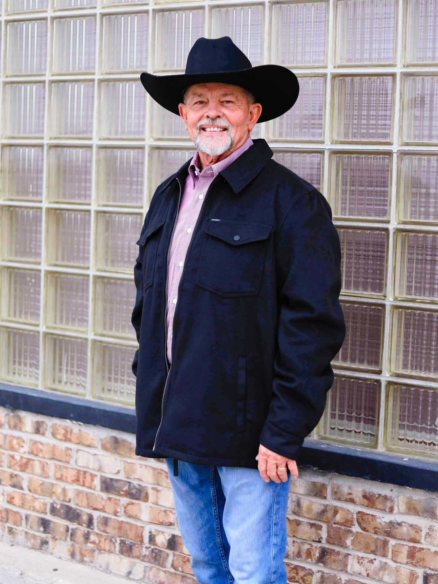 Black Fleece Zip Jacket