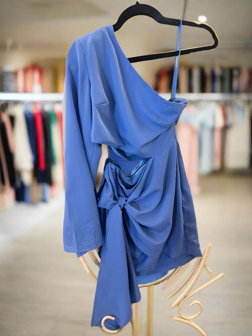 Asymmetrical One Shoulder Dress