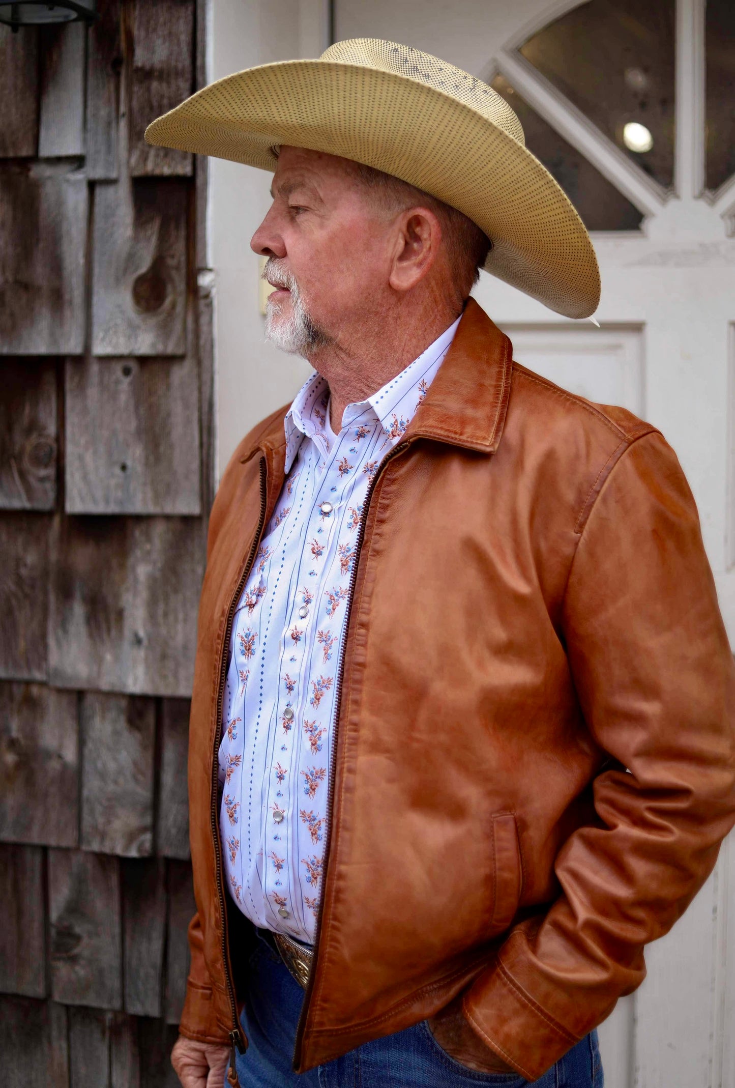 Scully Mens Toffee Leather Jacket