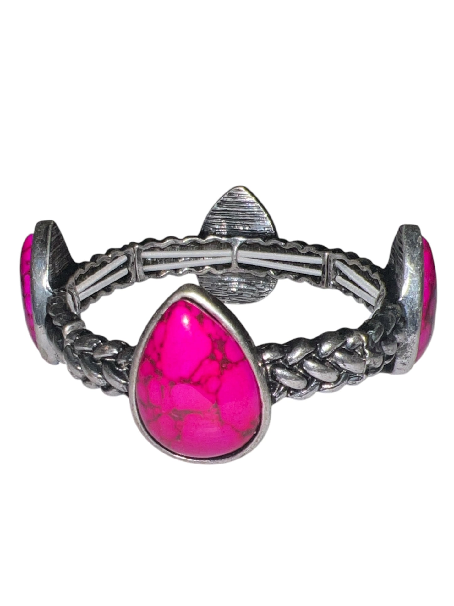 Teardrop stone bracelet