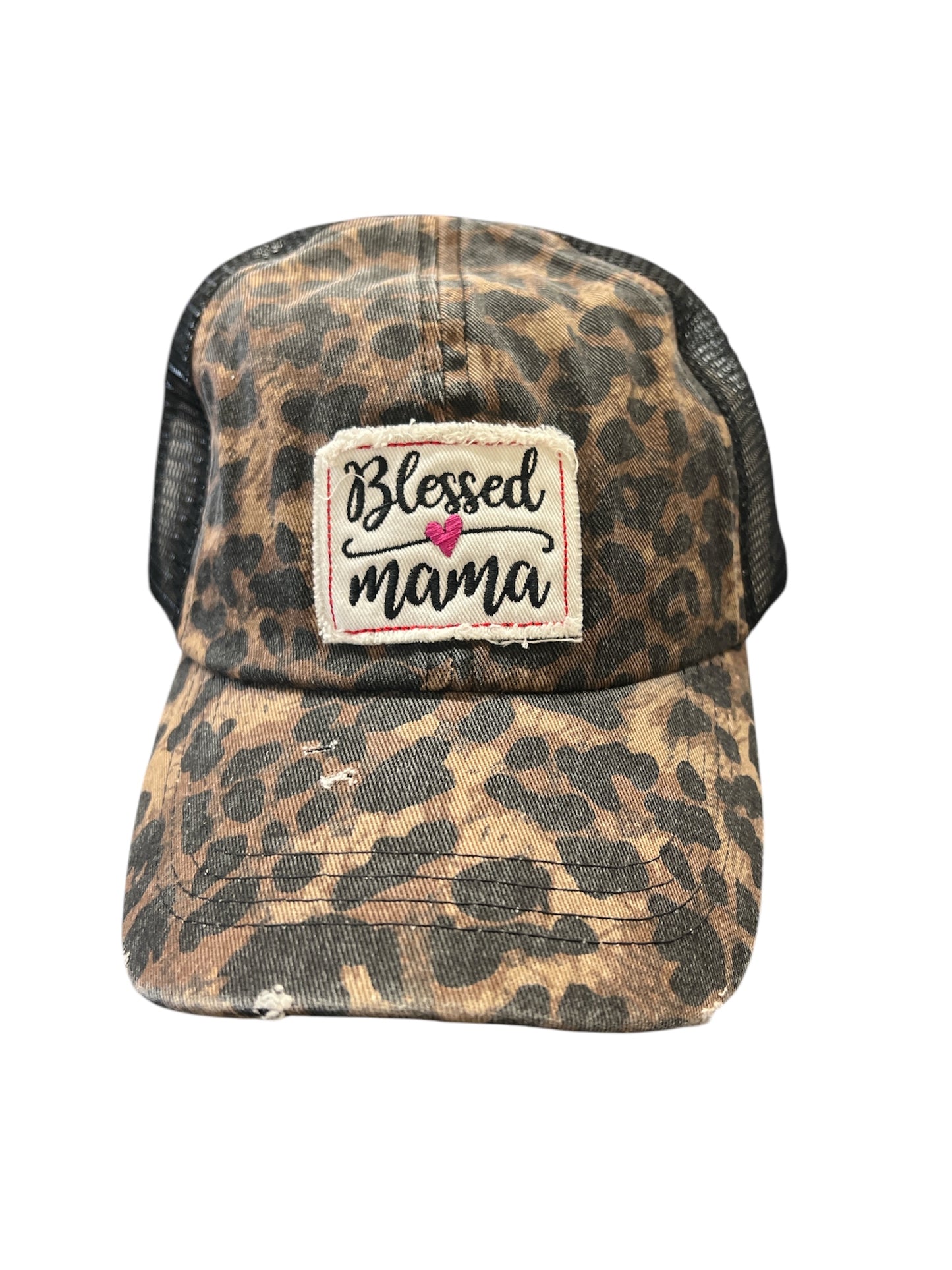 Blessed Mama Leopard SnapBack