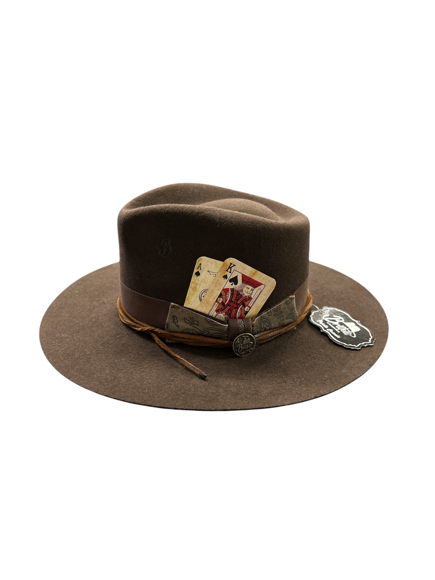 Brittoli Unconditional Wool felt wide brim fedora