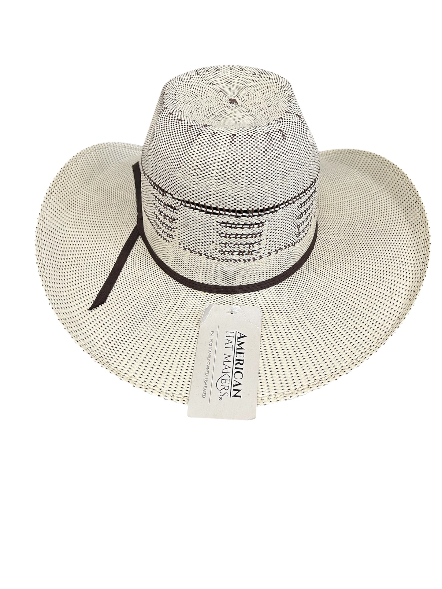 Trail Boss Open Crown Straw Hat
