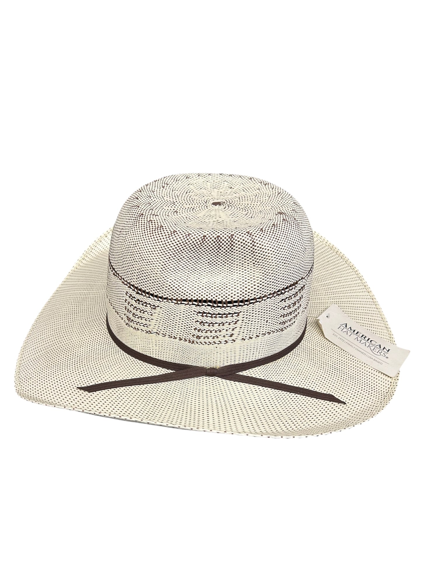 Trail Boss Open Crown Straw Hat