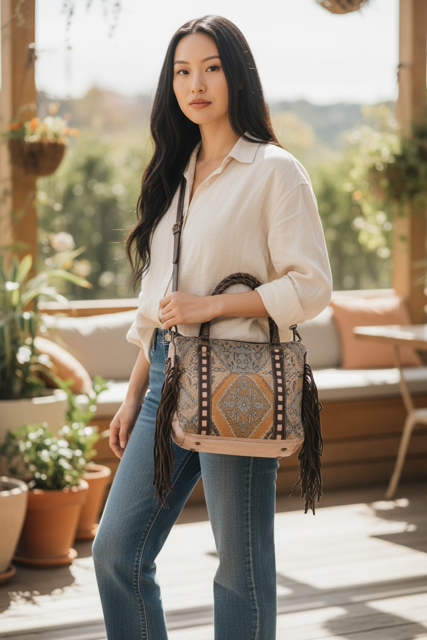 painted dessert tote