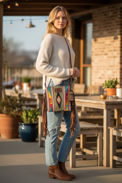 american darling muti color purse