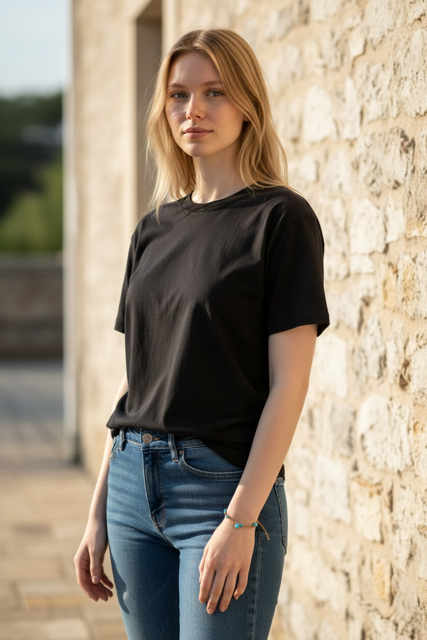 brown and turqouise ajustable bracelet