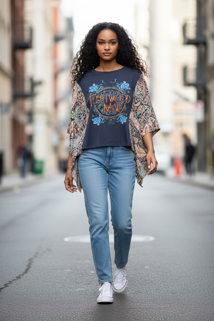 Fleetwood mac boho top (small/medium one size)