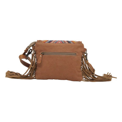 Myra Olive Cubes Small & Crossbody Bag