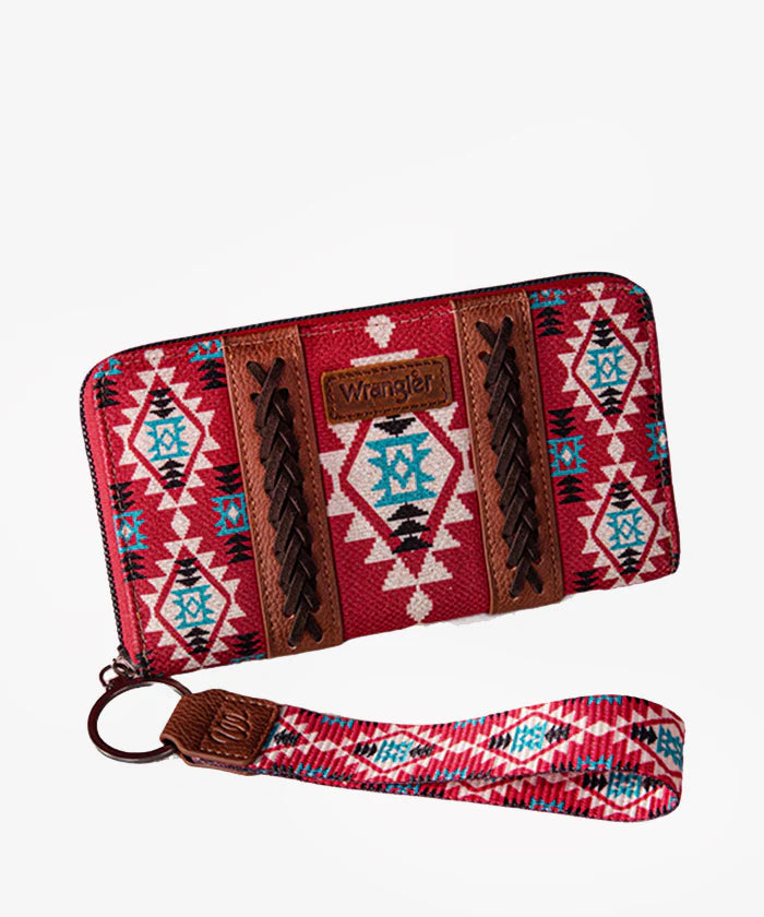 Wrangler Boho Aztec Wristlet