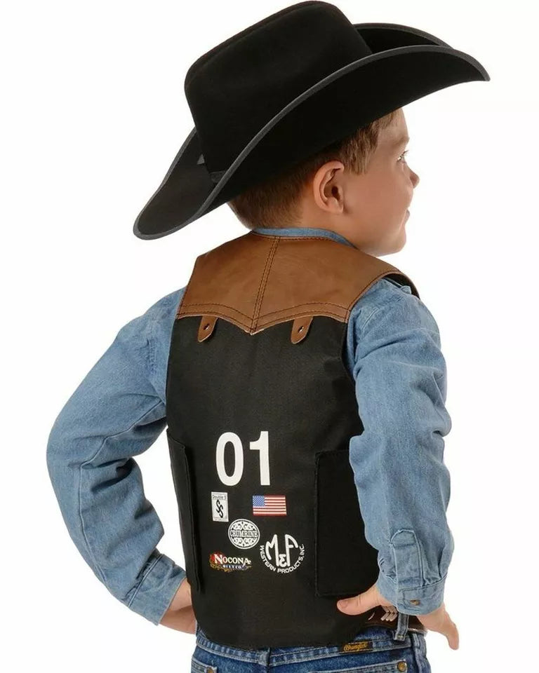 M & F Western Boys' Bull Rider Play Vest 2-10 Years