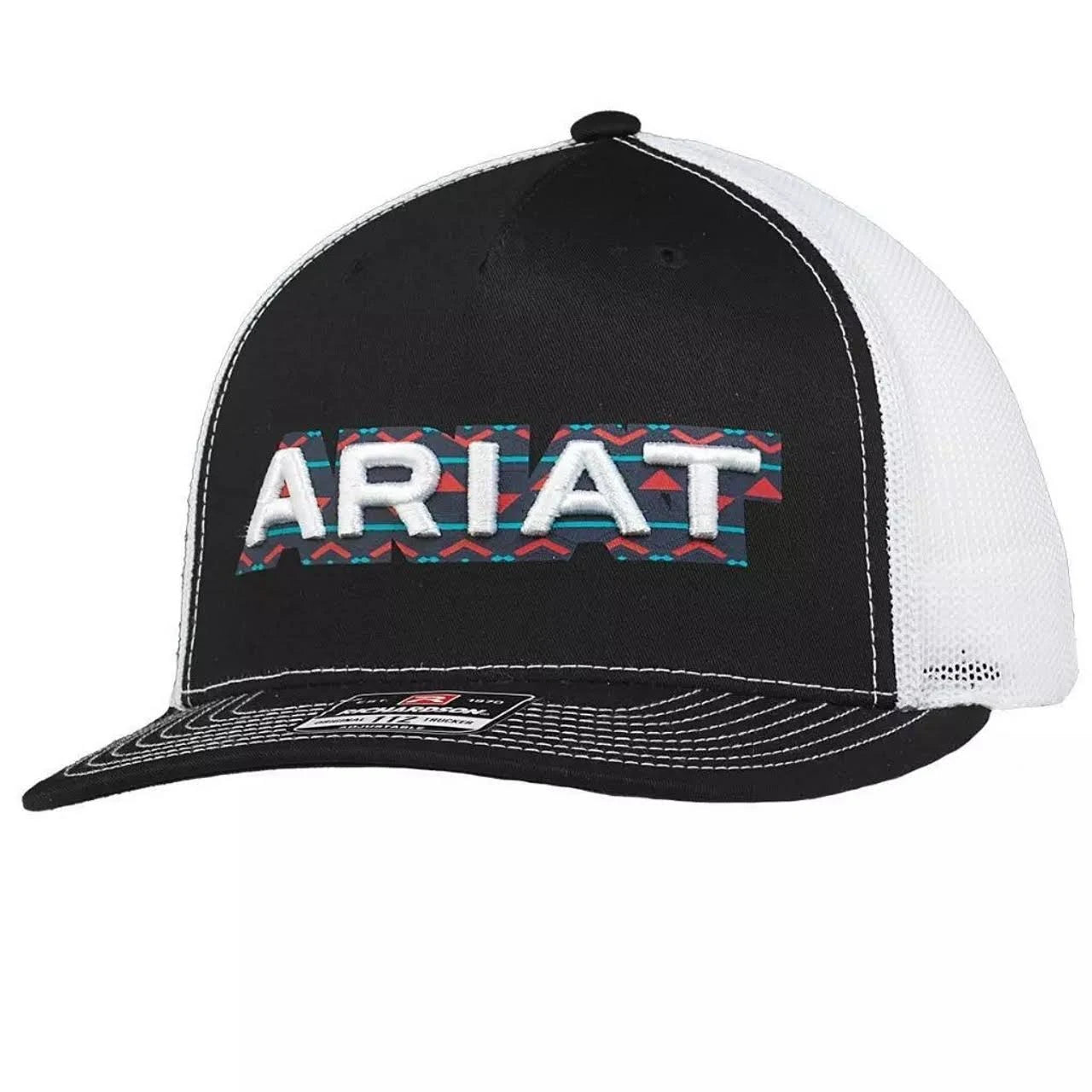 Ariat Men’s Embroidered Black Aztec Cap