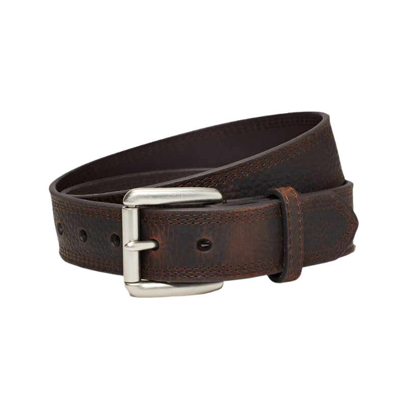Ariat Mens Distressed Inset Logo Belt