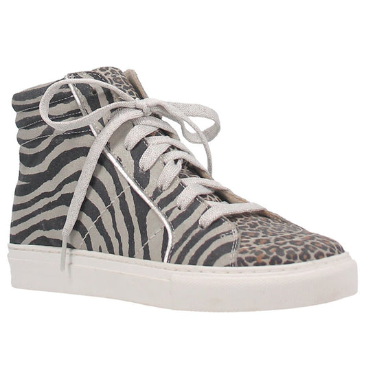 Dingo Concrete Jungle Animal Print High Top Sneakers