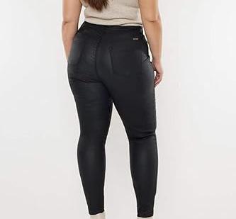 Bombay Plus High Rise Coated Skinny Jeans