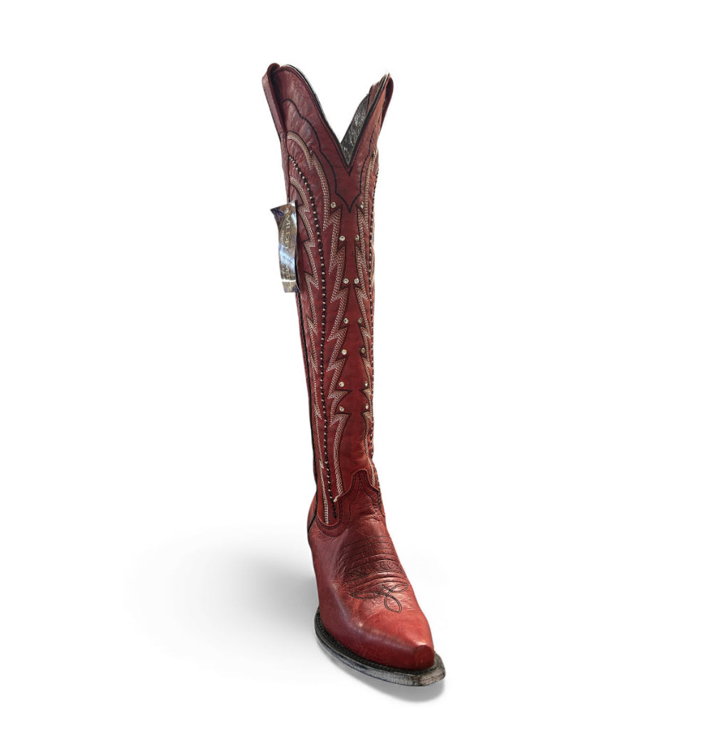 Red Hot Tali Boots