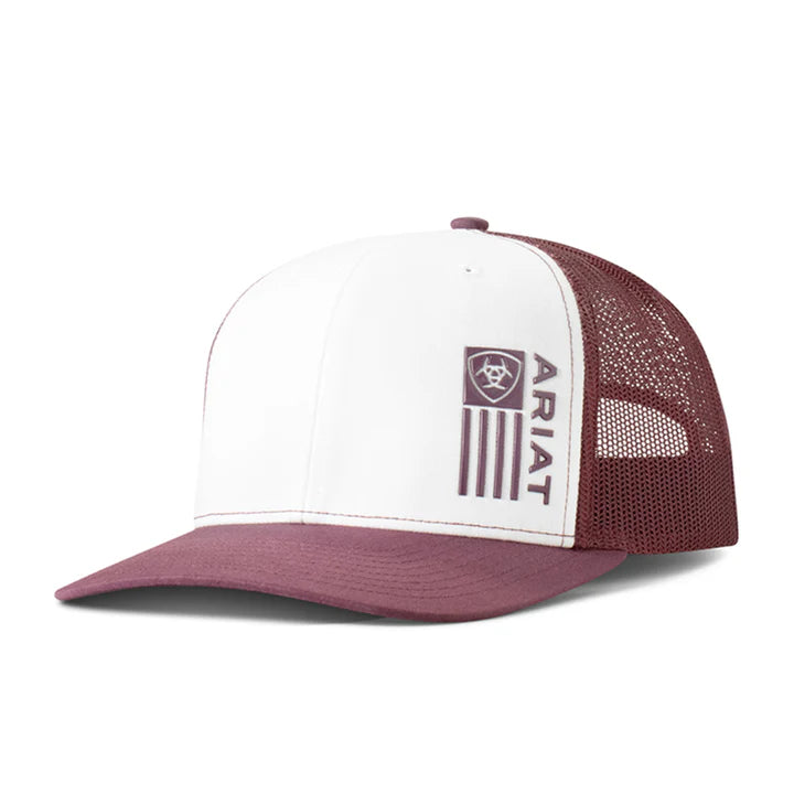 ARIAT Men's Structured Cap Flag Logo