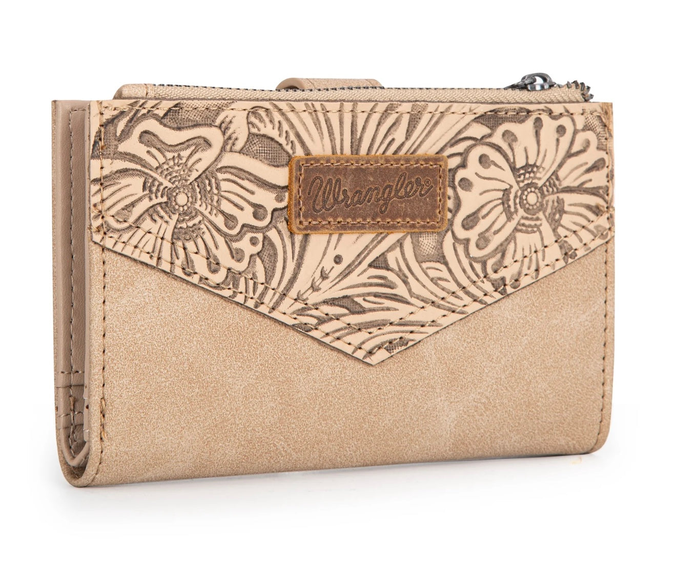 Wrangler Floral tooled wallet