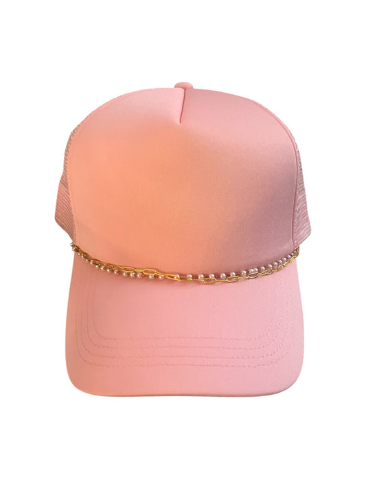 Blank Foam Trucker Hat w/ chain
