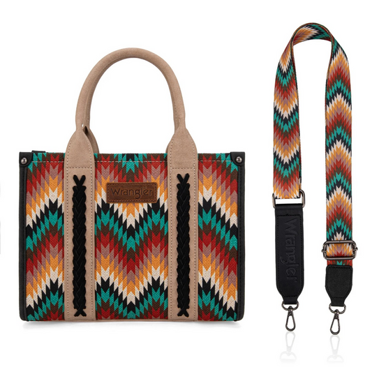 Wrangler Women's Southwestern Print Conceal carry Crossbody Bag