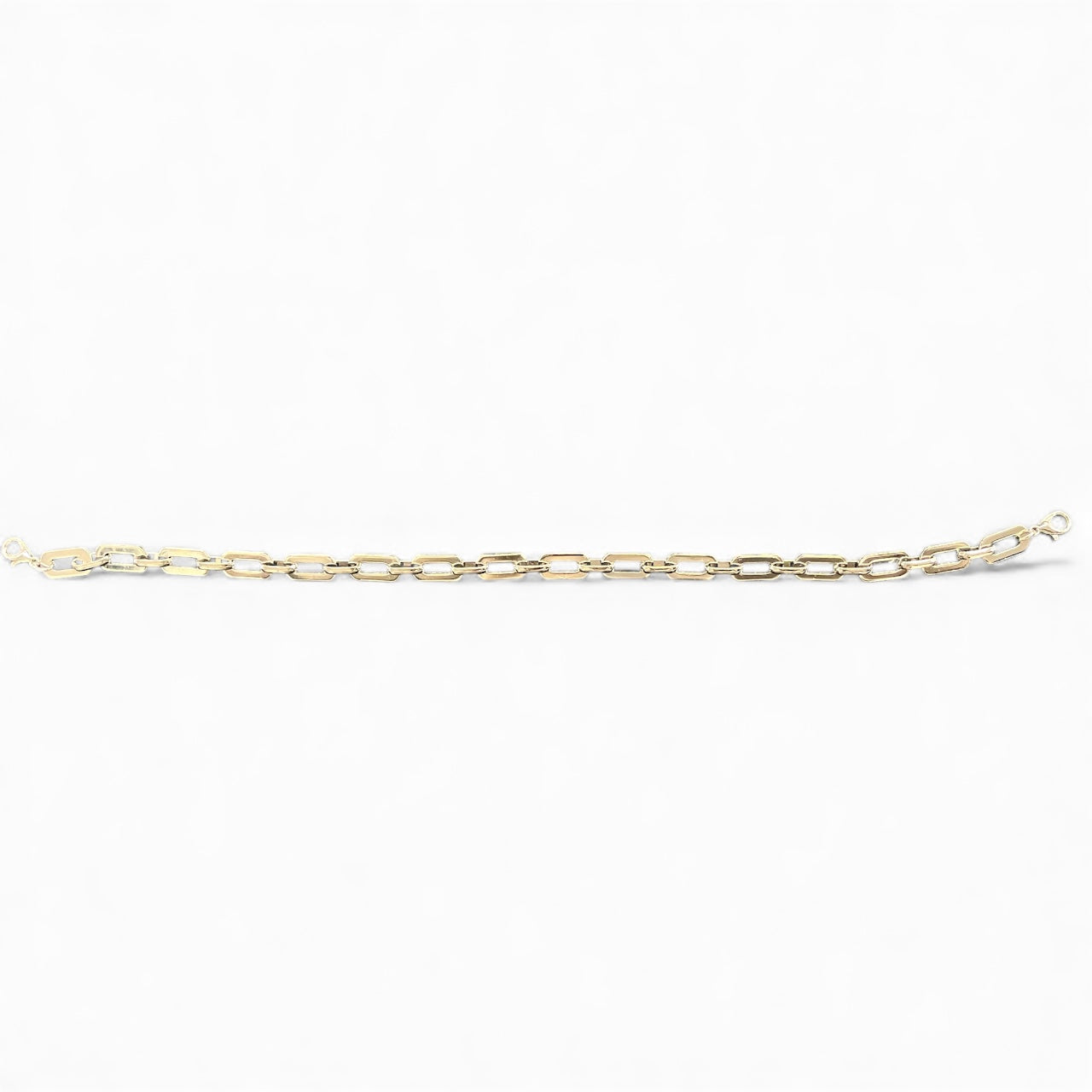 gold chain link hat chain