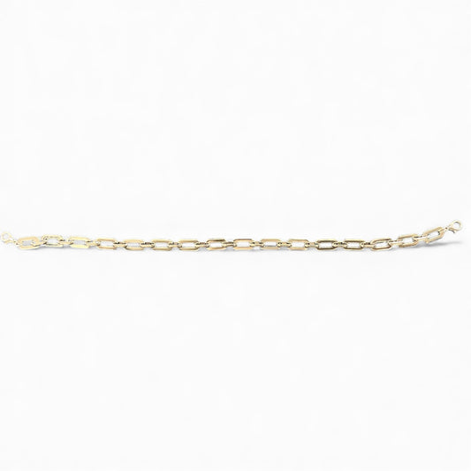 gold chain link hat chain